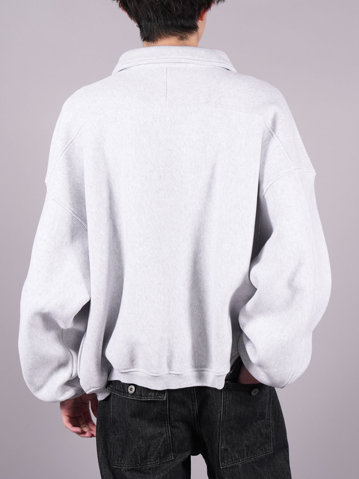 alexander wang - 【ラスト1点】HALF ZIP SWEATSHIRT WITH NY PUFF