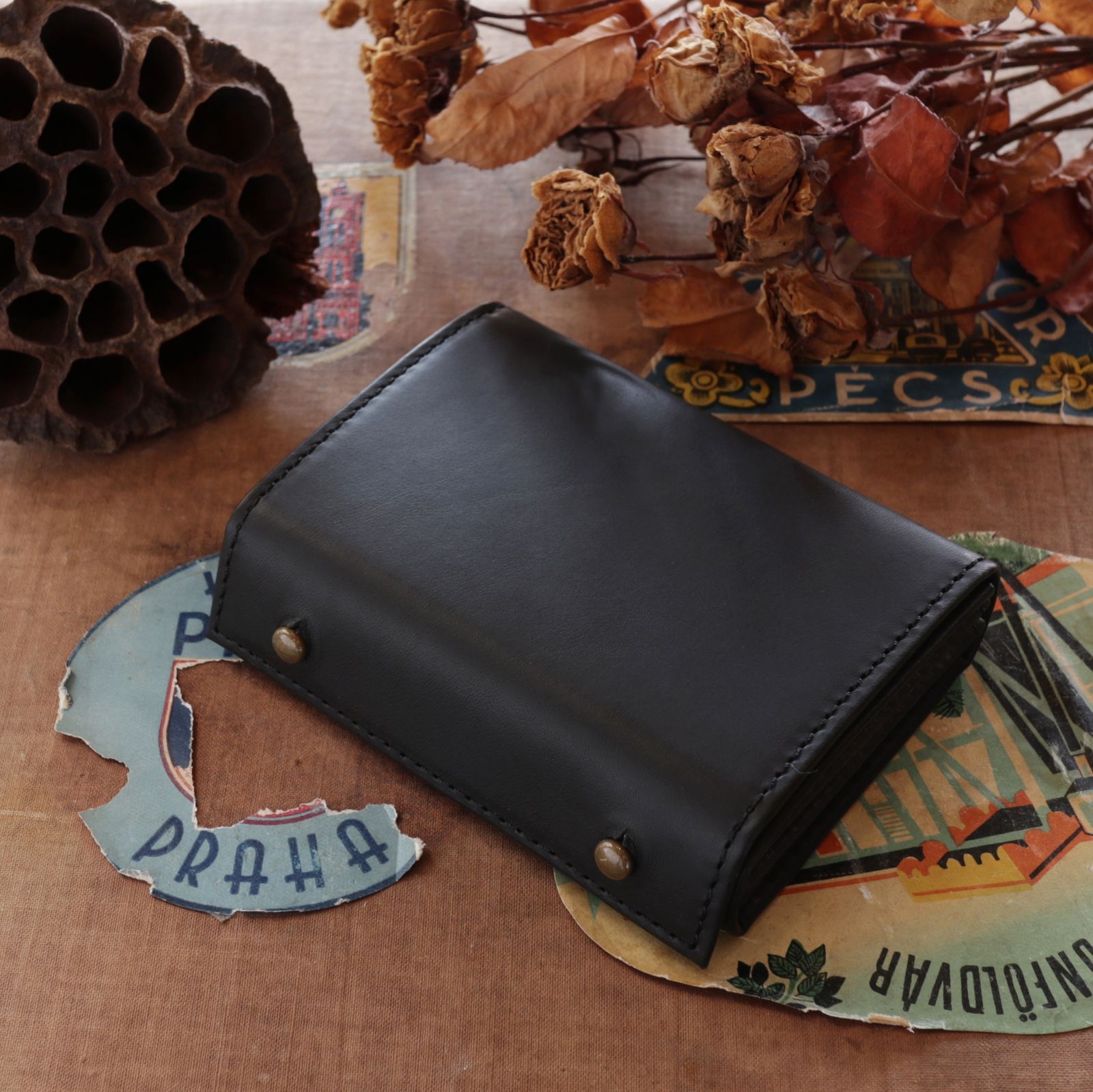 m+ - 【送料無料対象外】「millefoglie II P25 (LH)」ミニ財布(左利き