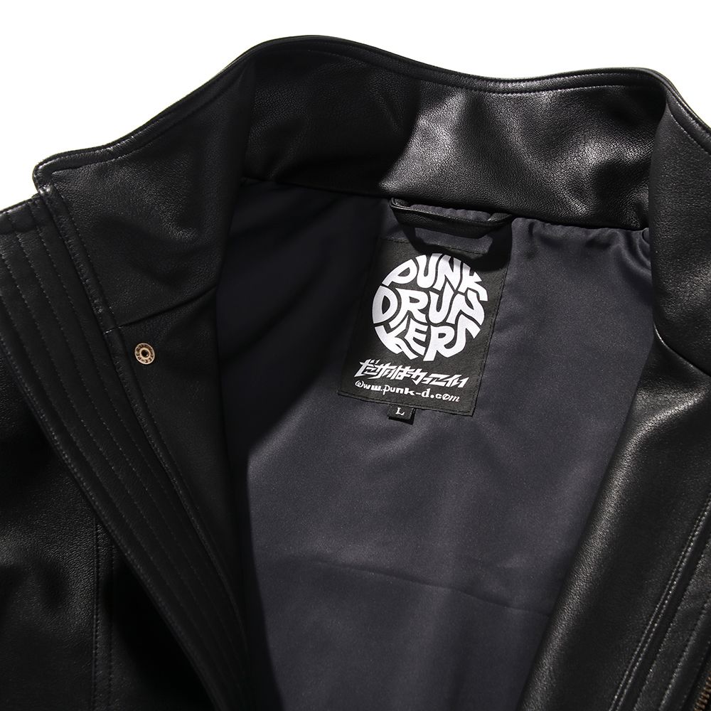 PUNK DRUNKERS - 反区PUレザーJKT | DOLL