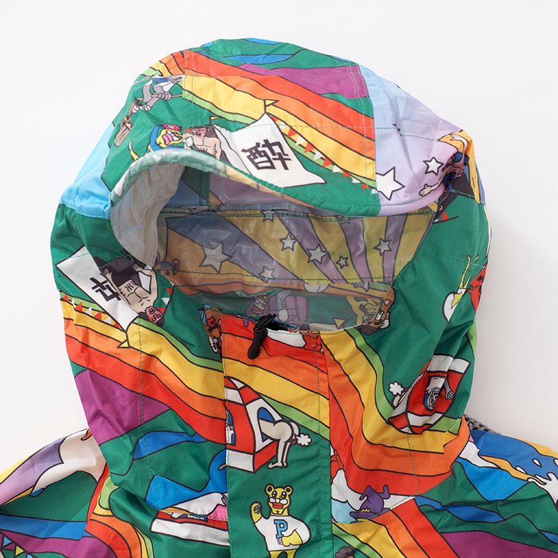 PUNK DRUNKERS - [丘キャンパーズ×kiu]夢の村レインポンチョ | DOLL