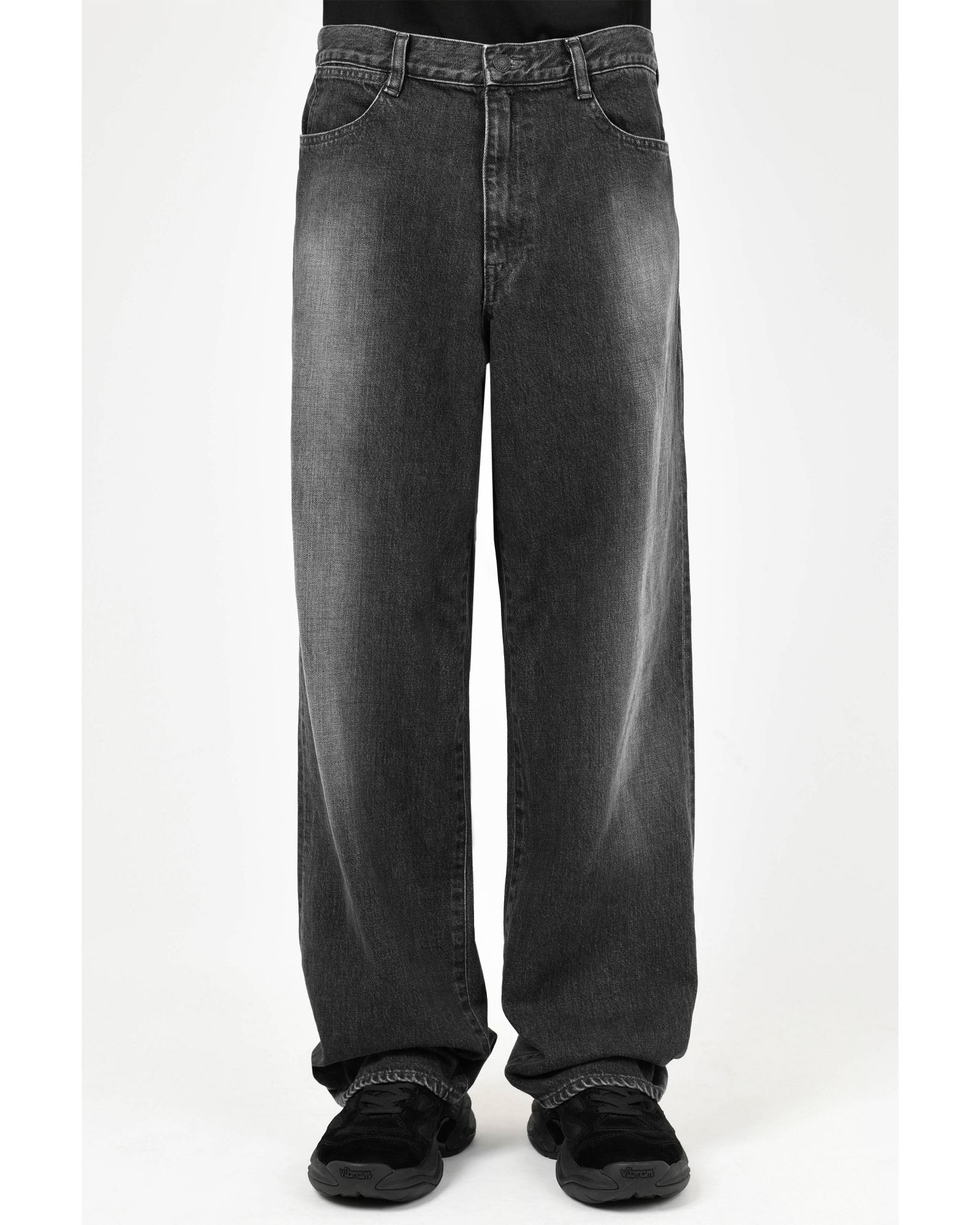 LAD MUSICIAN - 12oz Denim Straight Pants | fakejam