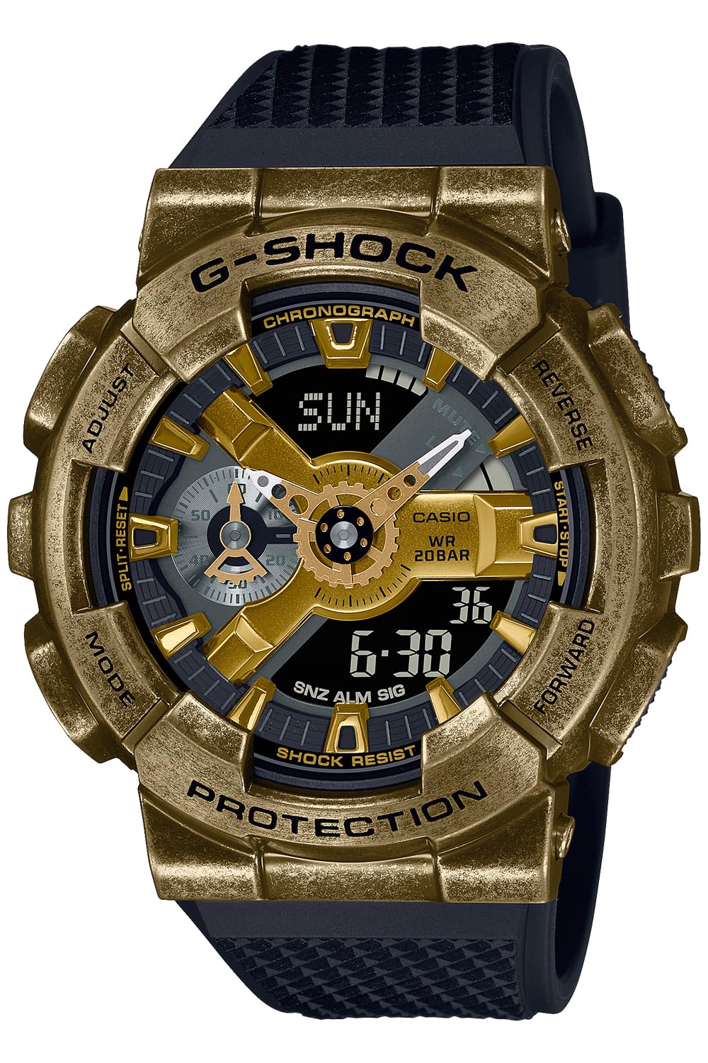 CASIO G-SHOCK GM-110VG-1A9JR STEAMPUNK Men Watch Black Resin Band