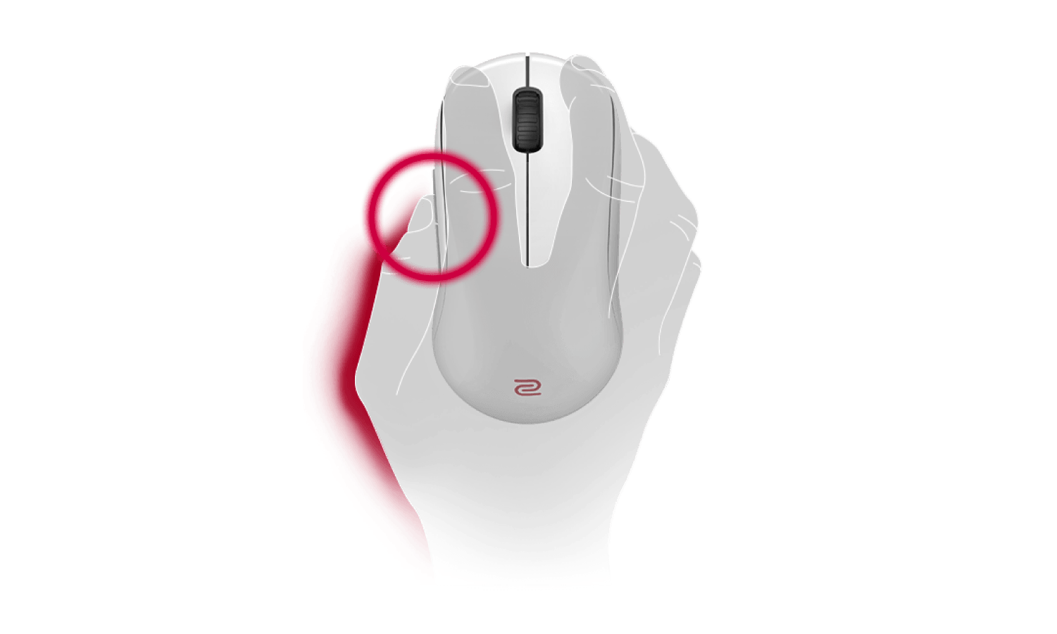 ZOWIE U2-DW 4K Wireless Mouse for Esports White Edition | ZOWIE APAC