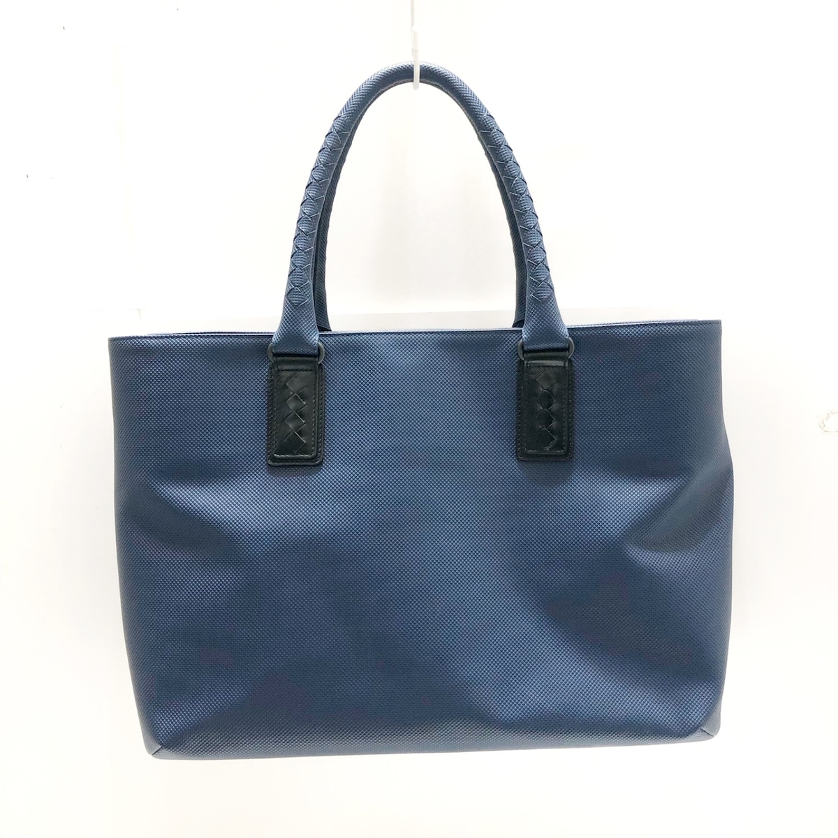 ボッテガヴェネタ/トートバッグ/マルコポーロ/ブルー×黒/PVC(塩化