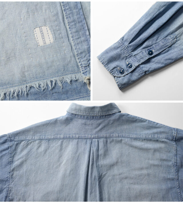 H.UNIT エイチユニット ユーズド＆リメイク加工 インディゴ