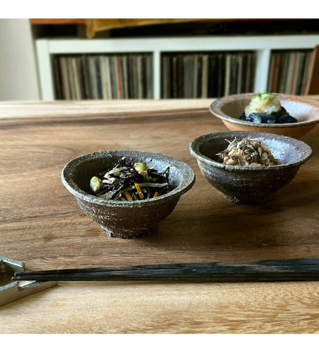 丹波焼 丹波立杭焼 丹文窯 大西雅文 焼き締め 小付け 小鉢