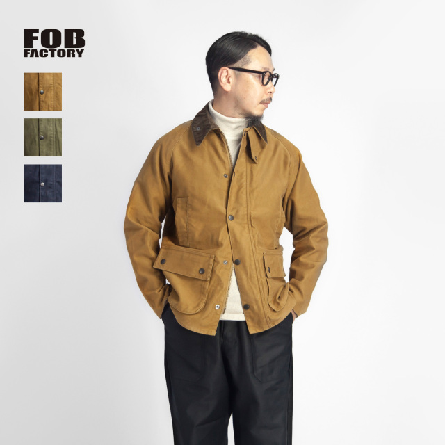 FOB FACTORY FOBファクトリー ライディングジャケット モールスキン