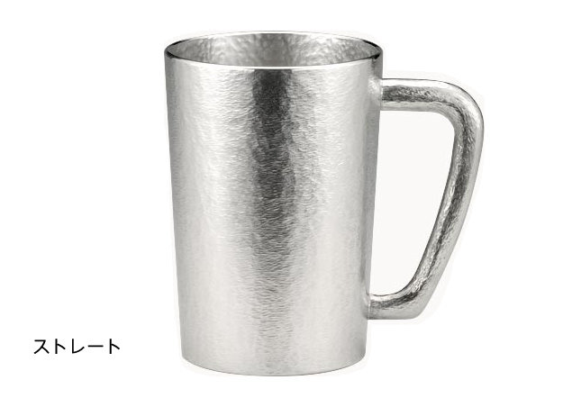 錫製のジョッキ 名入れ可 桐箱入り -大阪錫器