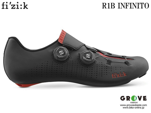fizik フィジーク [ R1B INFINITO BOA ］ BK/RED EU 41.5/26.70cm