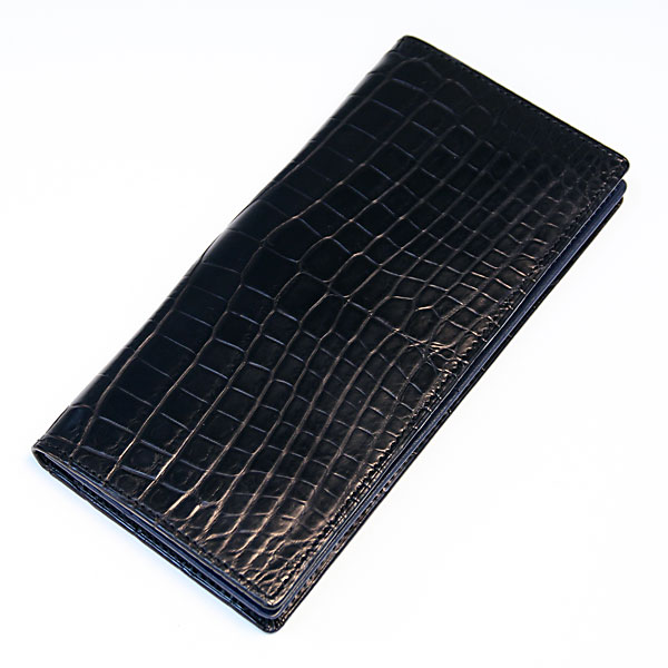 クロコダイルロングウォレット10枚カード[M0702] クロコダイルレザー