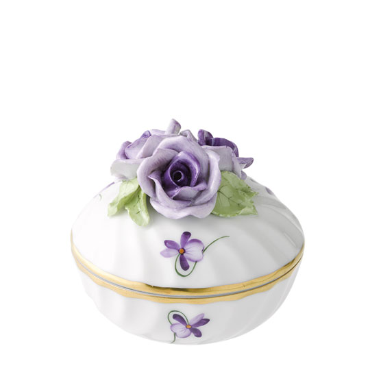 バイオレット・シンプル] ボンボニエール 3ローズ