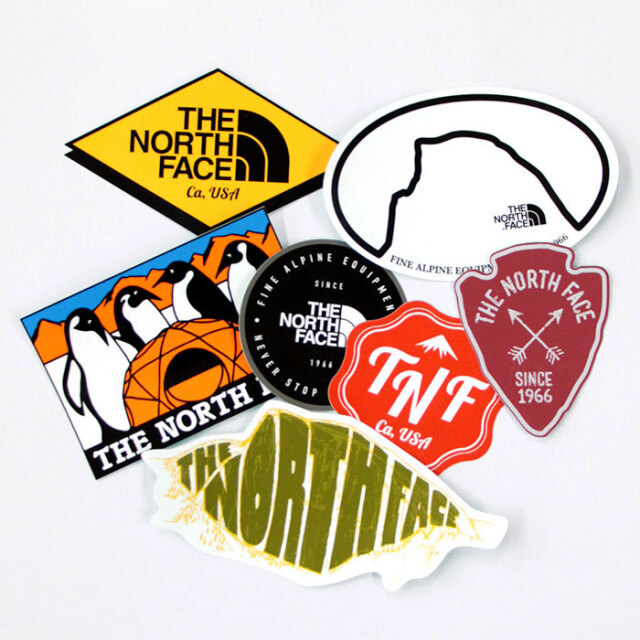 THE NORTH FACE ザ・ノースフェイス TNF プリントステッカー NN32121