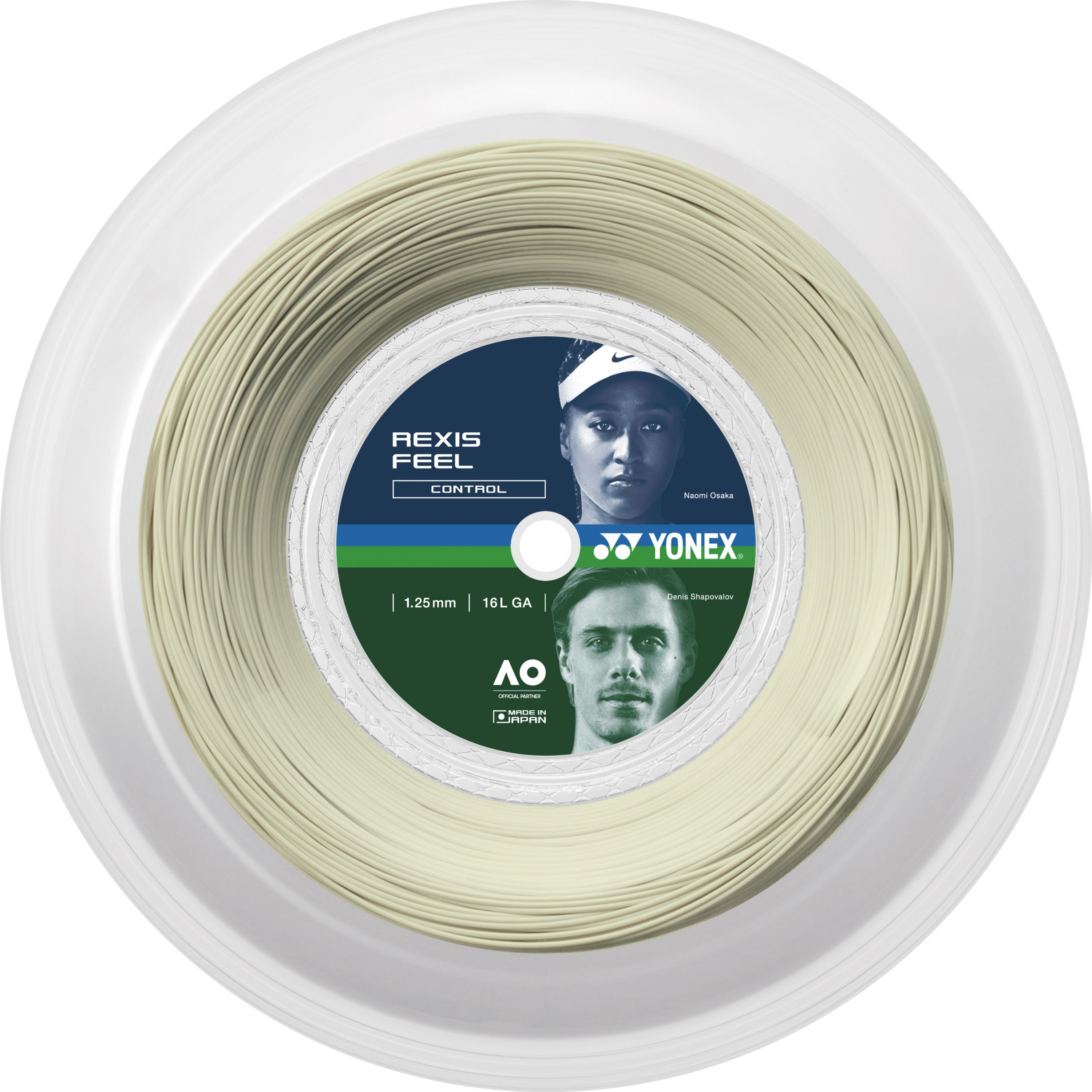 YONEXテニスストリング REXIS FEEL130/レクシスフィール130 200mロール