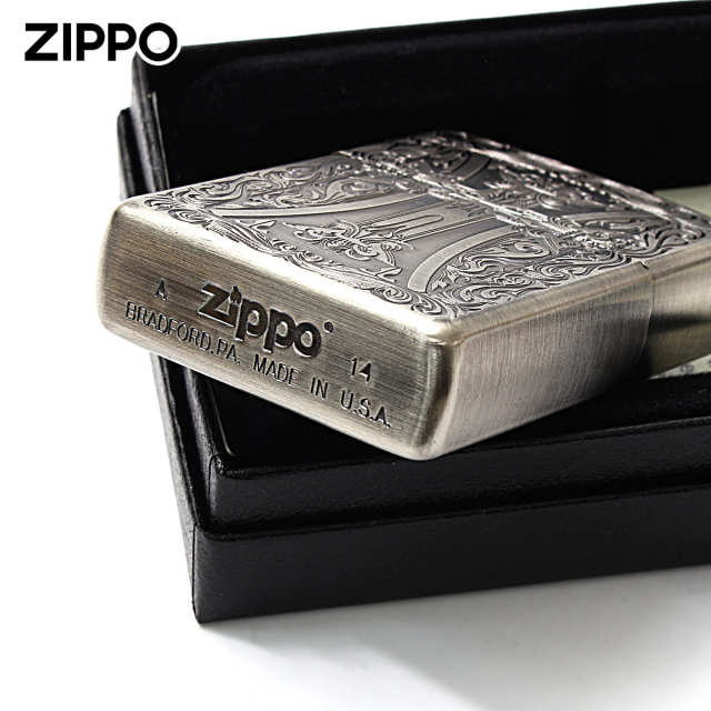 Zippo ジッポー クロス 十字架 Cross アラベスク 唐草 クラッシック