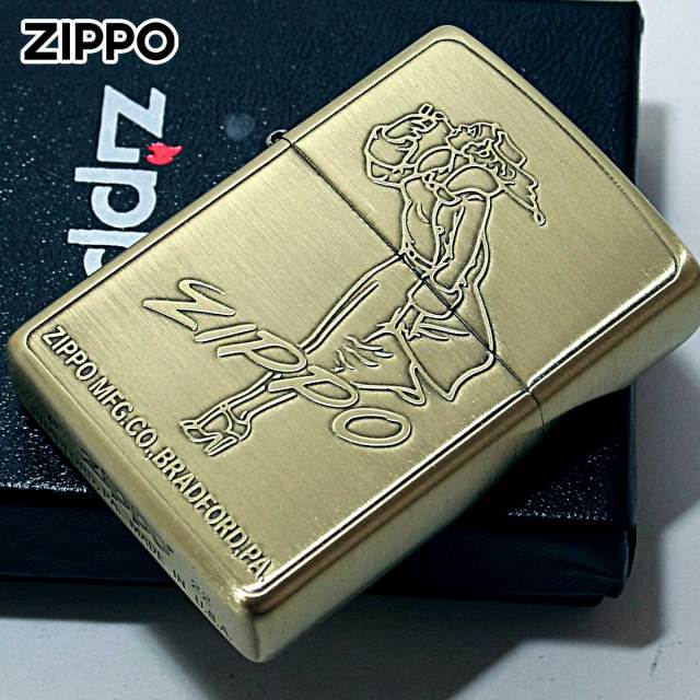 Zippo ジッポー ウインディ ガール レトロ ブラス Windy RETRO MOTIF