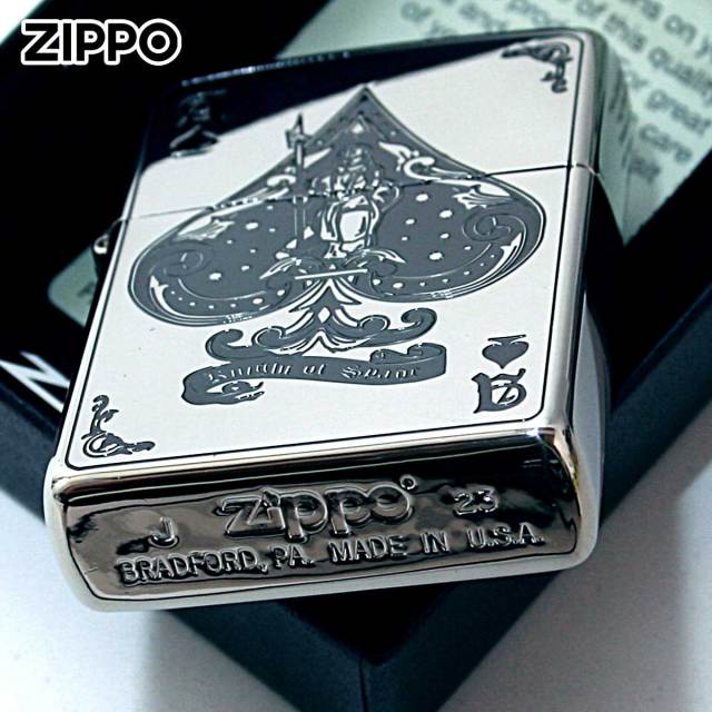 Zippo ジッポー デビル トランプ スペード シルバー Devil Trump