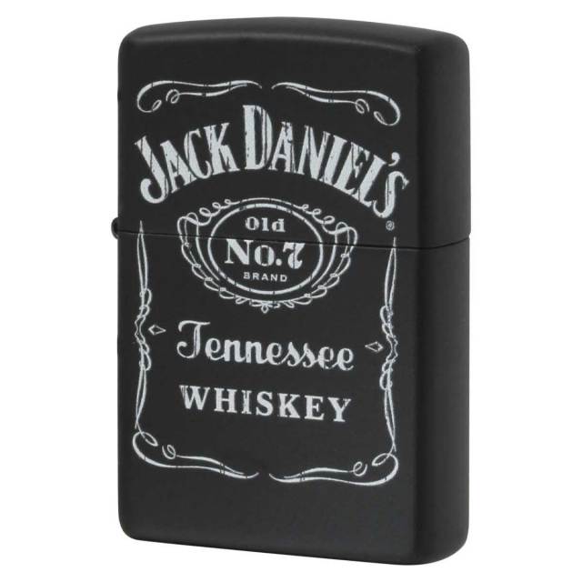 Zippo ジッポー ジャックダニエル ブラックマット 酒 Jack Daniel's