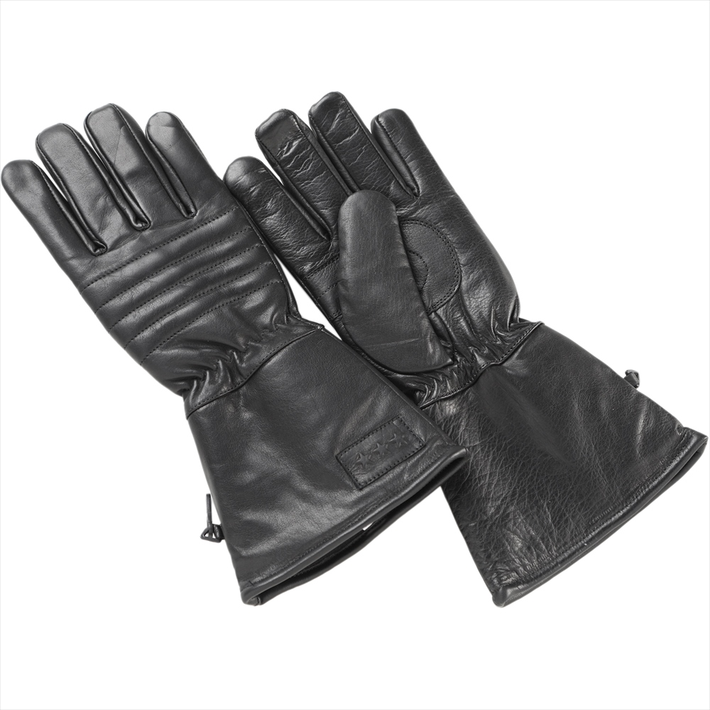 LG03 本革 ガントレットレザーグローブ 手首を完全ガードする超ロング