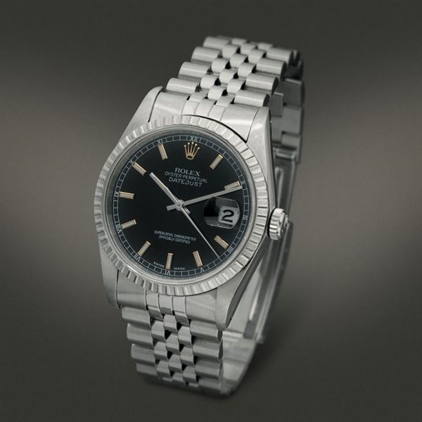 ROLEX - Datejust ref 16220 in acciaio automatico con datario