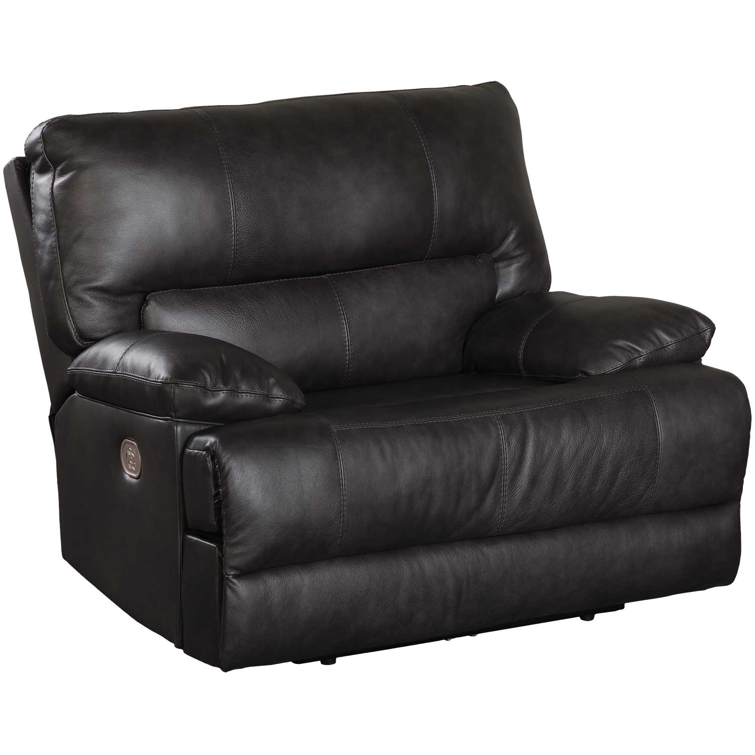Eclipse Leather Dual Power Zero Gravity Recliner | 0KK-658PR | AFW.com