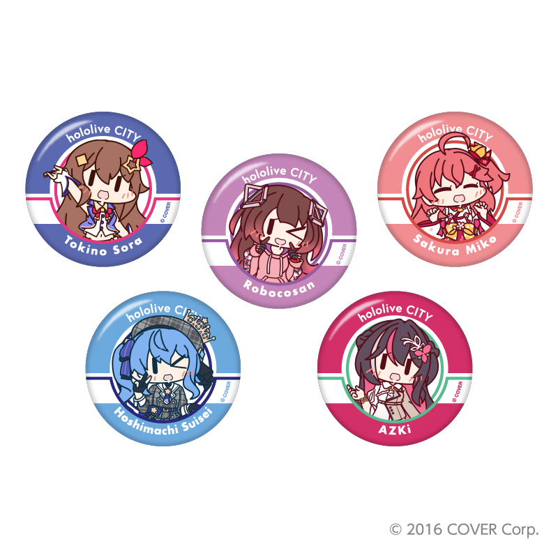 ホロライブシティアトラクションズ チケット風カード（ランダム13種