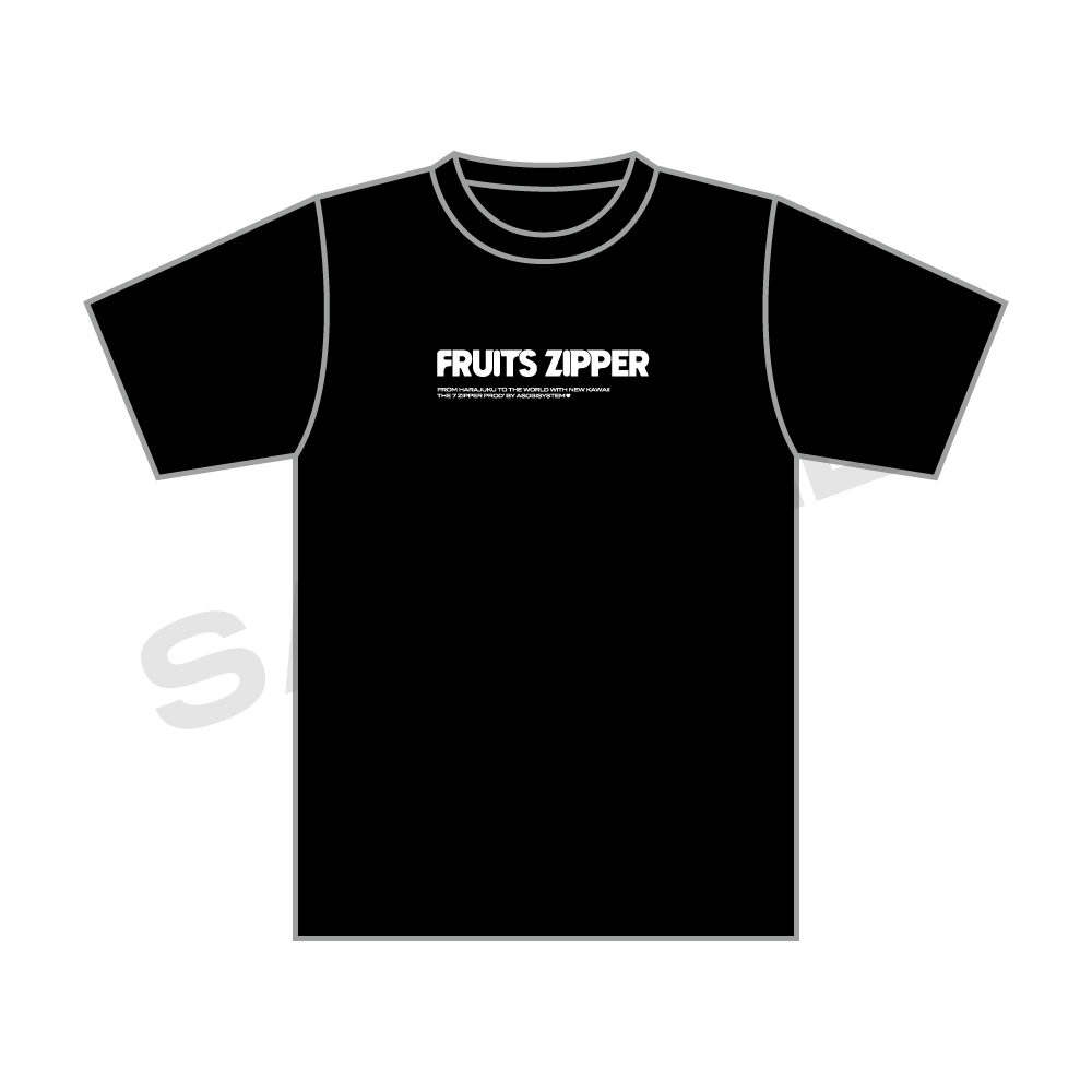 復刻 FRUITS ZIPPER 定番Tシャツ ブラック【ASOBIMALL(アソビモール)】