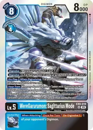 WereGarurumon: Sagittarius Mode (EX9-019) - DigimonCard