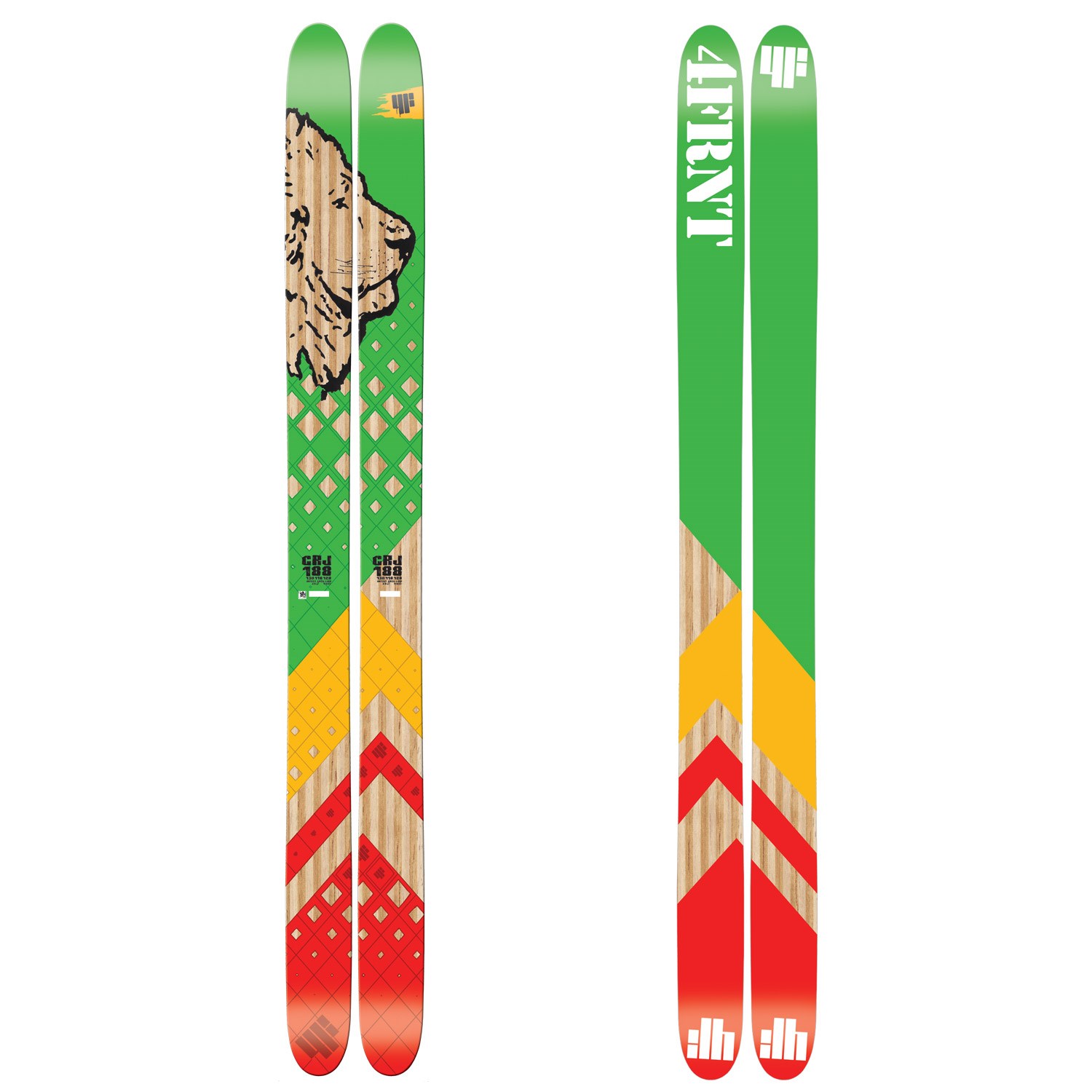 スキー 4FRNT CRJ 180 attack14 スキー 4frnt crj 180 4FRNT Skis CRJ