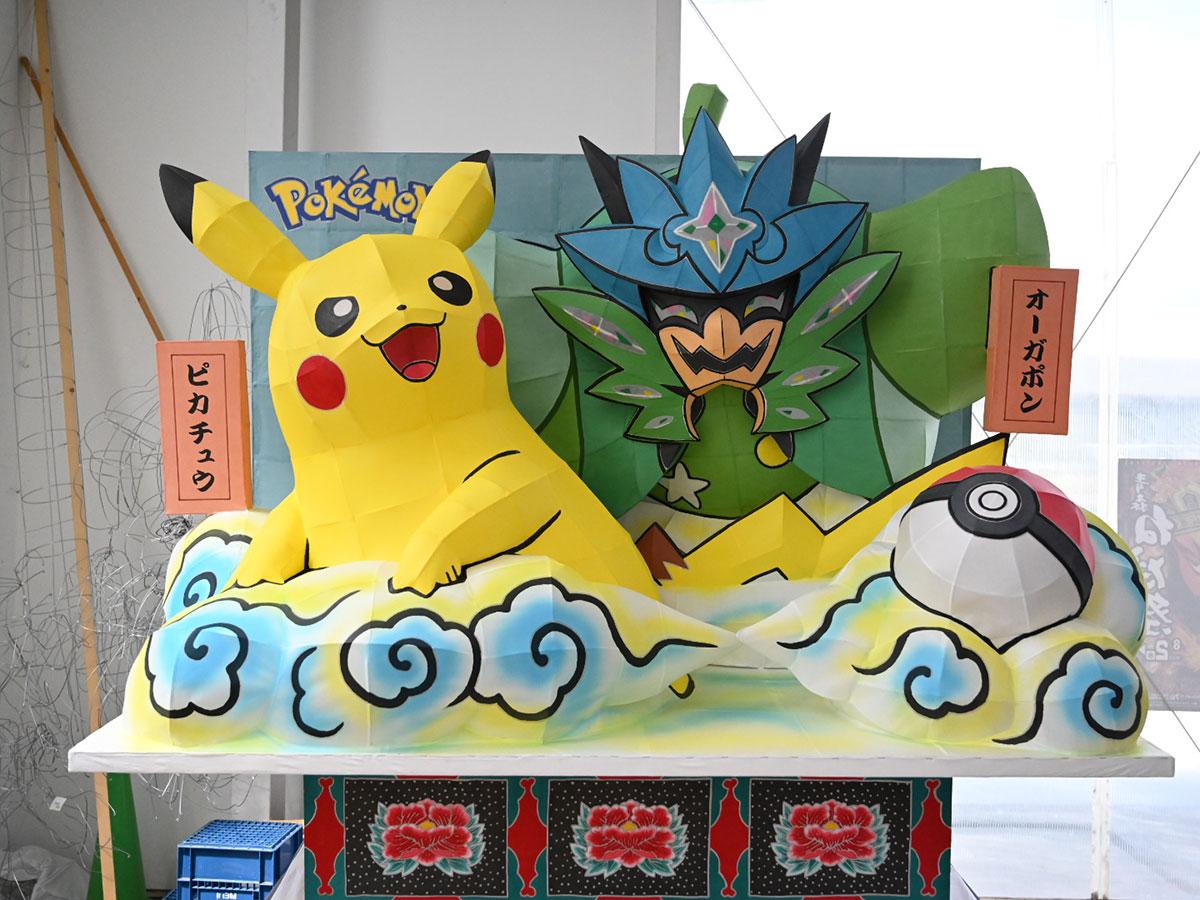 青森ねぶた×ポケモンコラボ ピカチュウが前ねぶたで登場 - 青森経済新聞