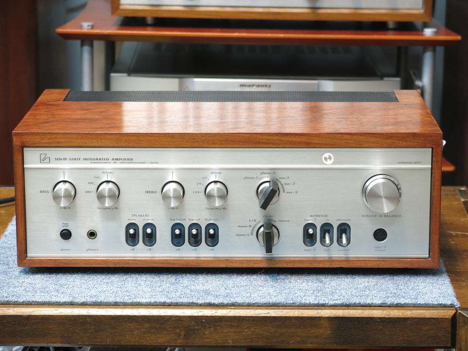 ラックスマンLUXMANプリメインアンプSQ507X 本体 中古 LUXMAN