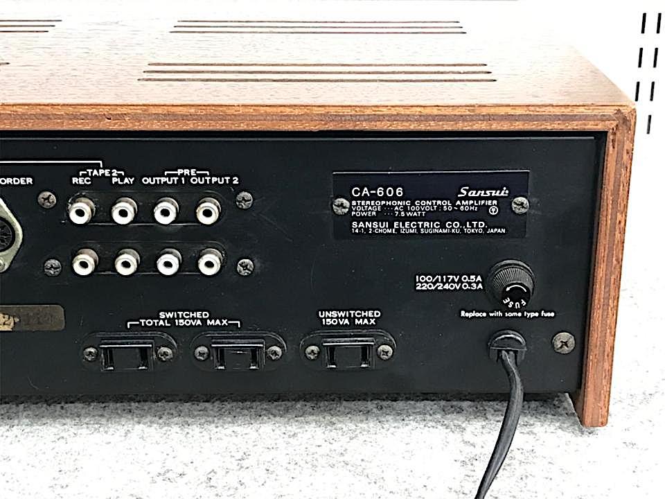 CA-606 SANSUI - 中古オーディオ 高価買取・販売 ハイファイ堂
