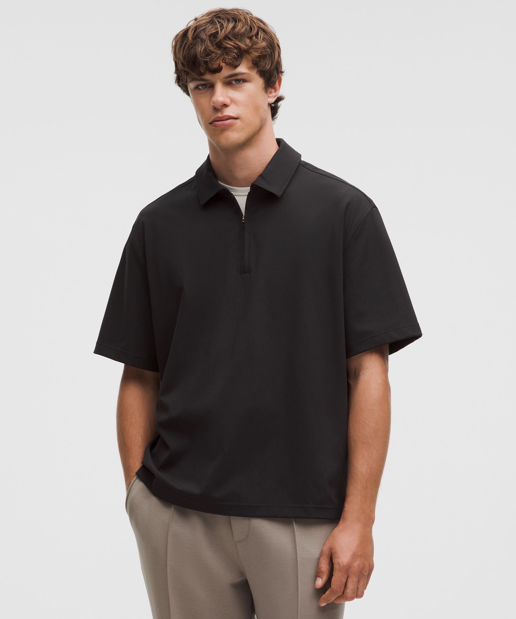 Daydrift Oversized Zip-Neck Polo Shirt | Men's Polo Shirts | lululemon