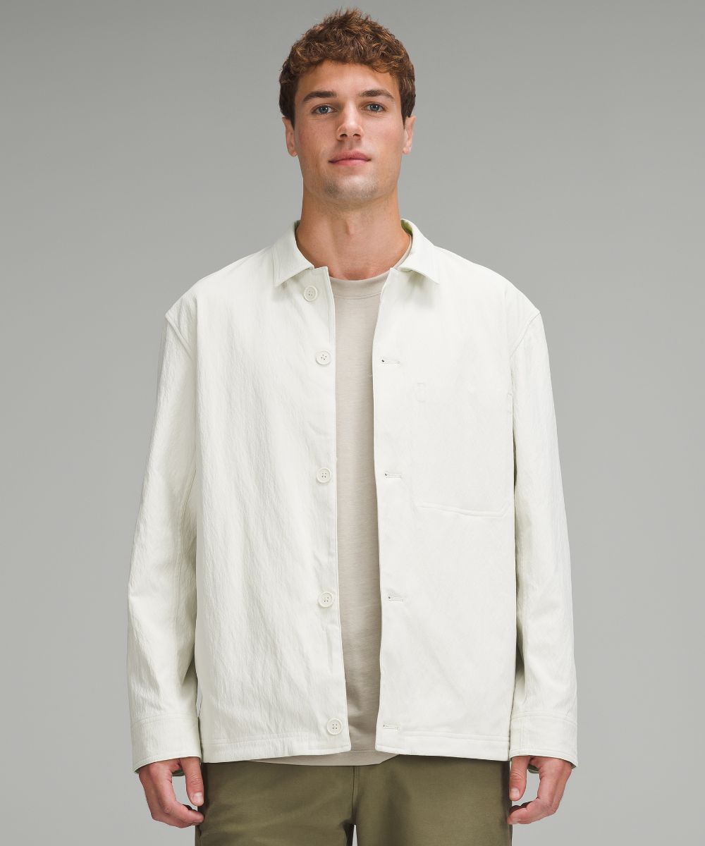 リラックスフィット テクスチャーオーバーシャツ | ボタンシャツ