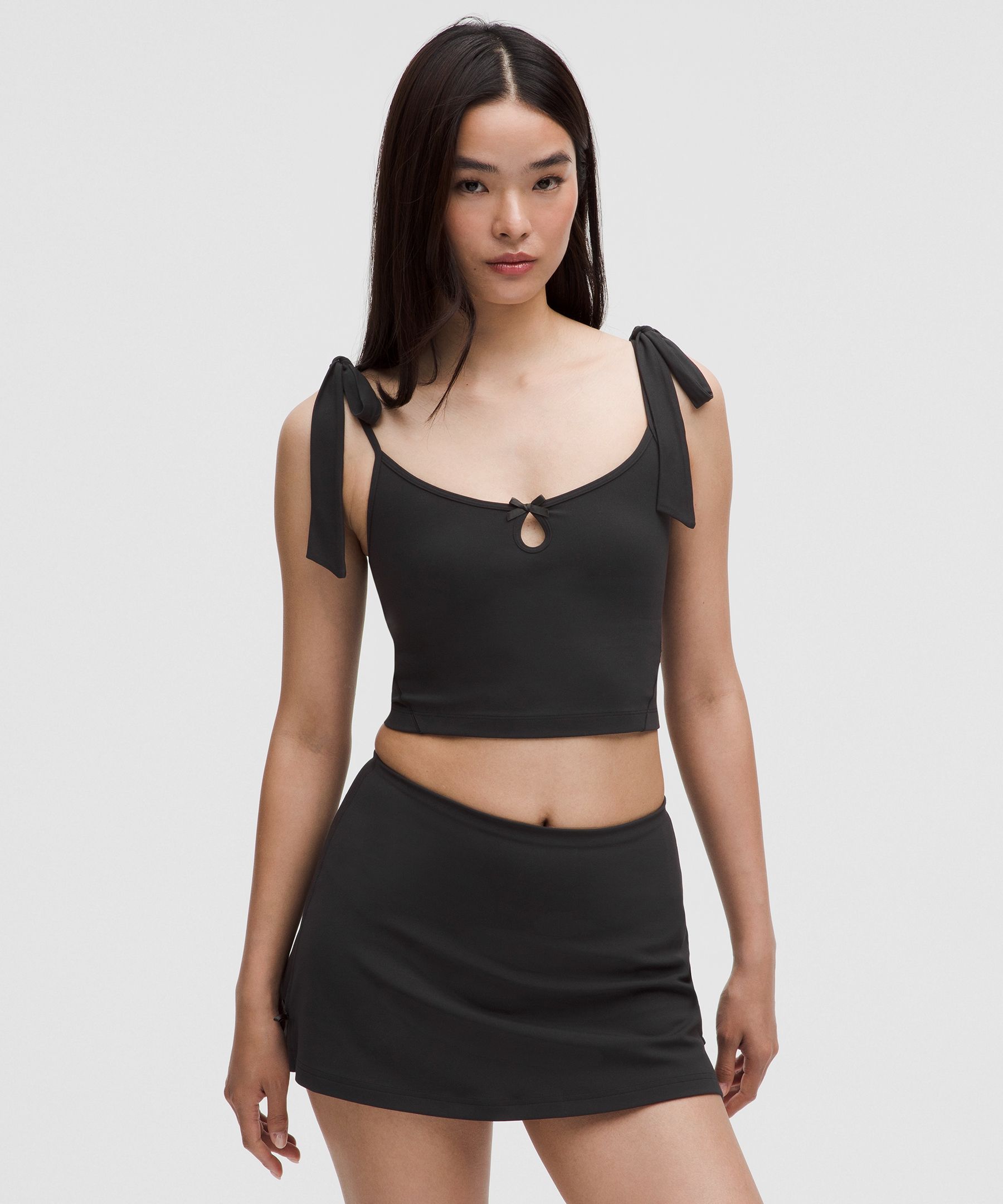 Nulu Bow-Detail Tank Top *Balletcore Set | Women's Sleeveless
