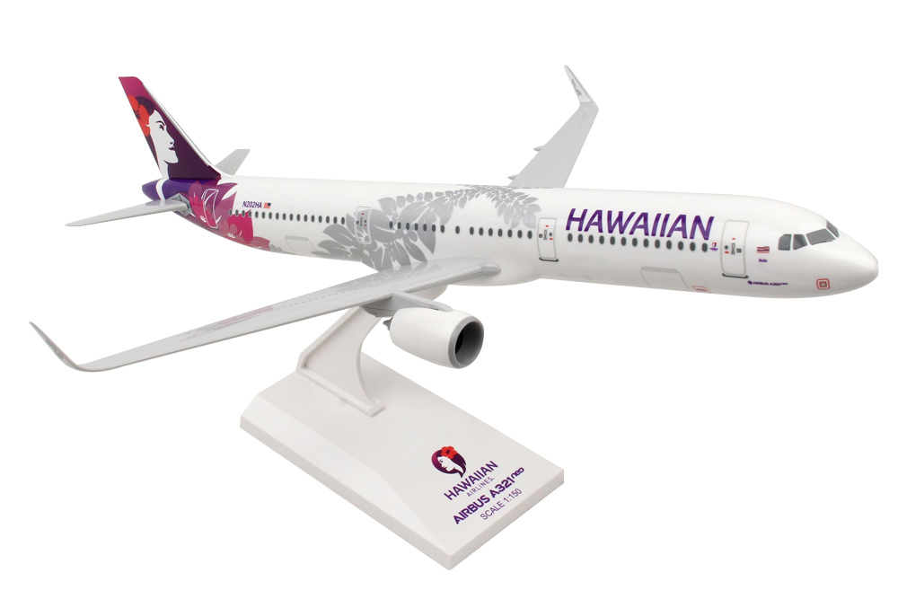 Hawaiian Airbus A321NEO 1/150 Scale Model - MyPilotStore.com
