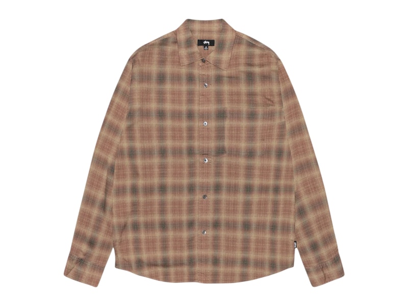 Stussy Matthew Printed Shirt Brick Men's - FW25 - US