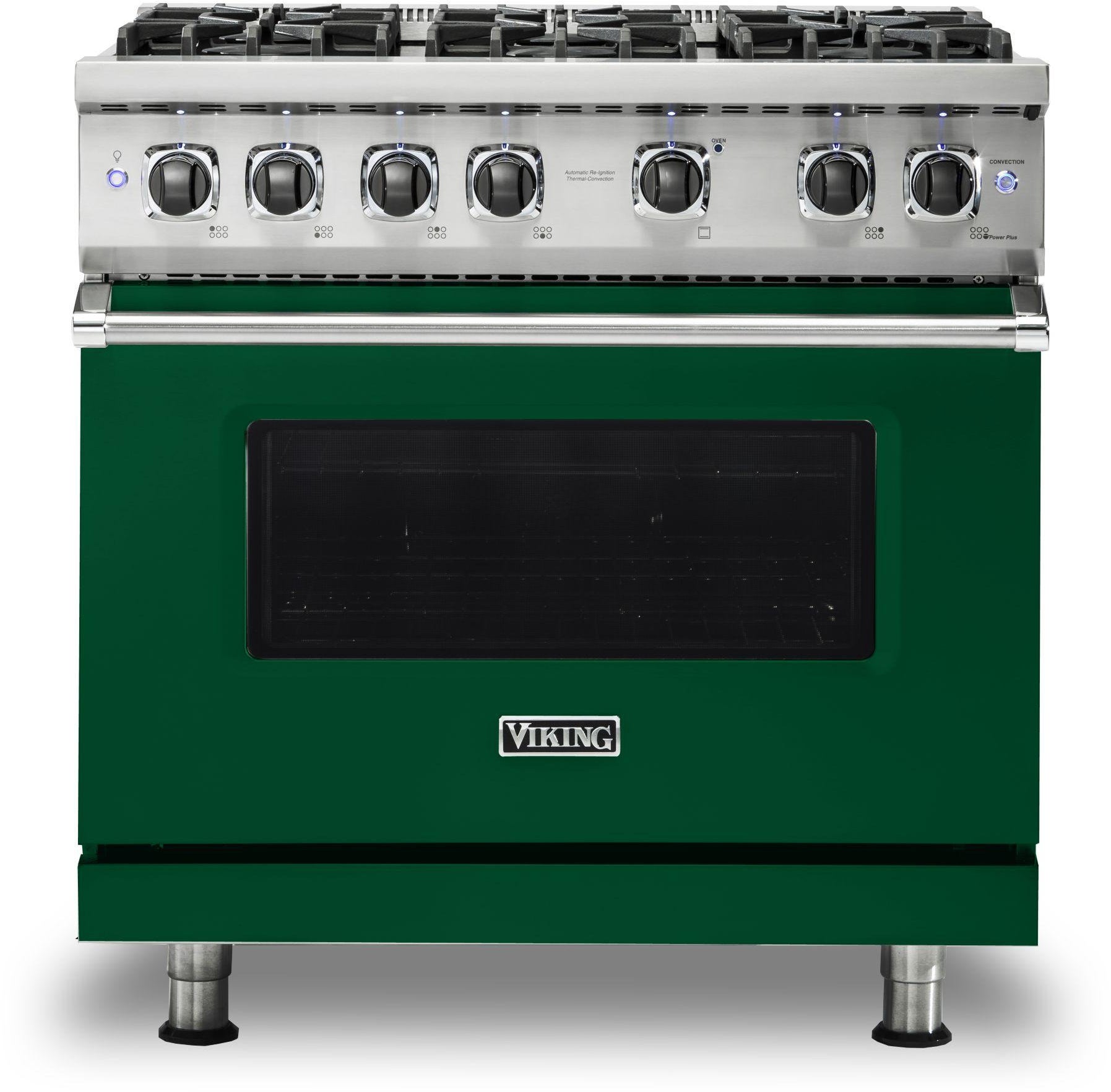 Viking VGR5366BSSLP 36 Inch Freestanding Professional Gas Range