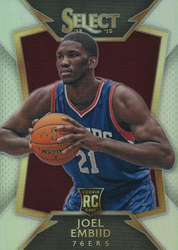 Joel Embiid 2014 Select #90 Concourse Silver Price Guide - Sports