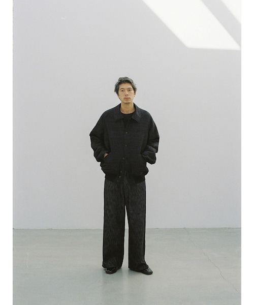 LIDNM（リドム）の「WILD SILK PADDED BLOUSON（ブルゾン）」 - WEAR