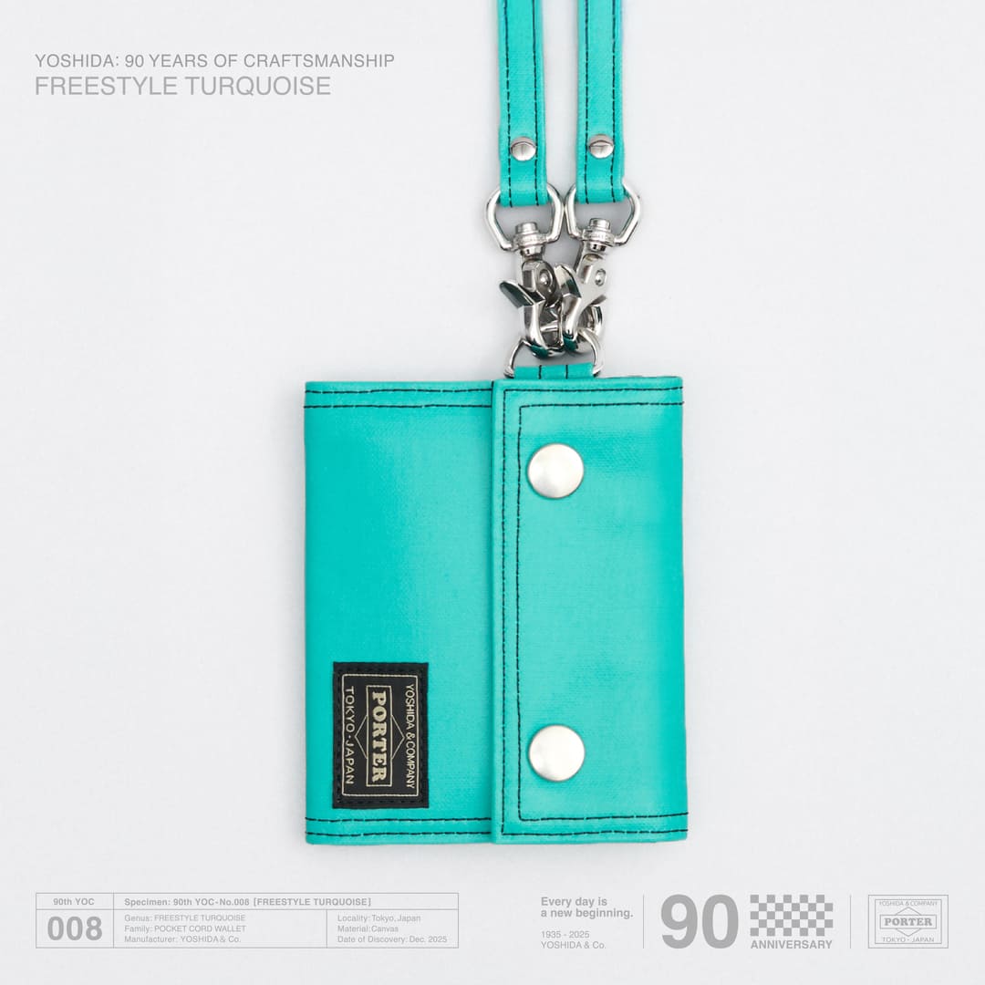 YOSHIDA & Co. 90th Anniversary Project 008「FREE STYLE TURQUOISE