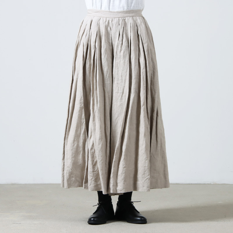YAECA (ヤエカ) WRITE CULOTTES LINEN / ライトキュロットリネン