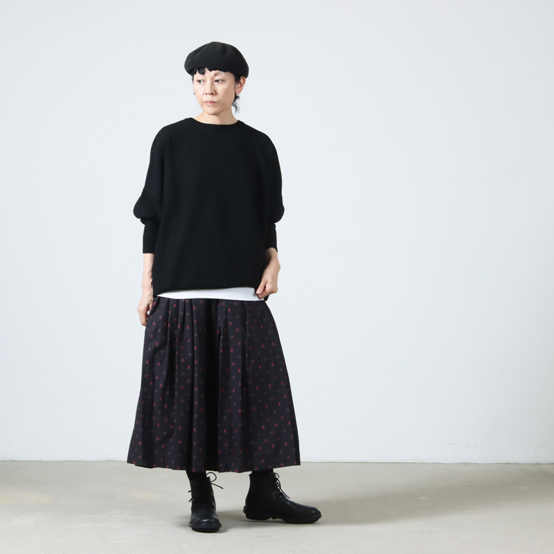 YAECA (ヤエカ) Wギャザースカート Gathered Skirt