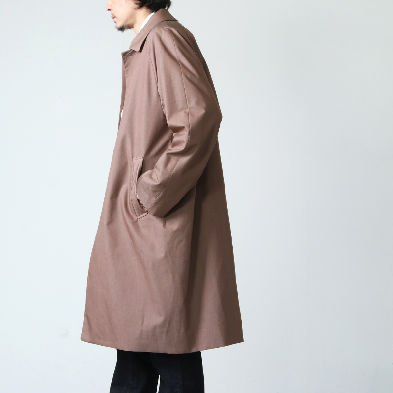 YAECA (ヤエカ) STAINCOLLAR COAT REGULAR / ステンカラーコート