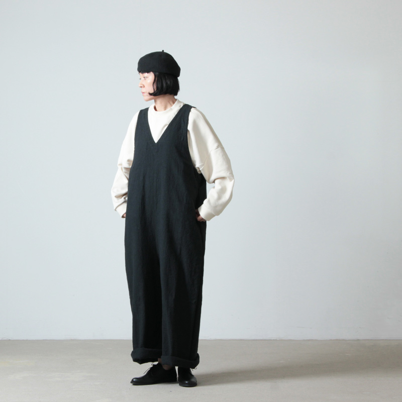 ICHI Antiquites (イチアンティークス) リネンサロペット