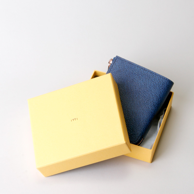 ITTI (イッチ) CRISTY VERY COMPACT WLT/藍桟革 / クリスティーベリー