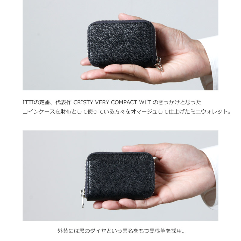 ITTI (イッチ) CRISTY COIN CARD WLT / KUROZAN / クリスティーコイン