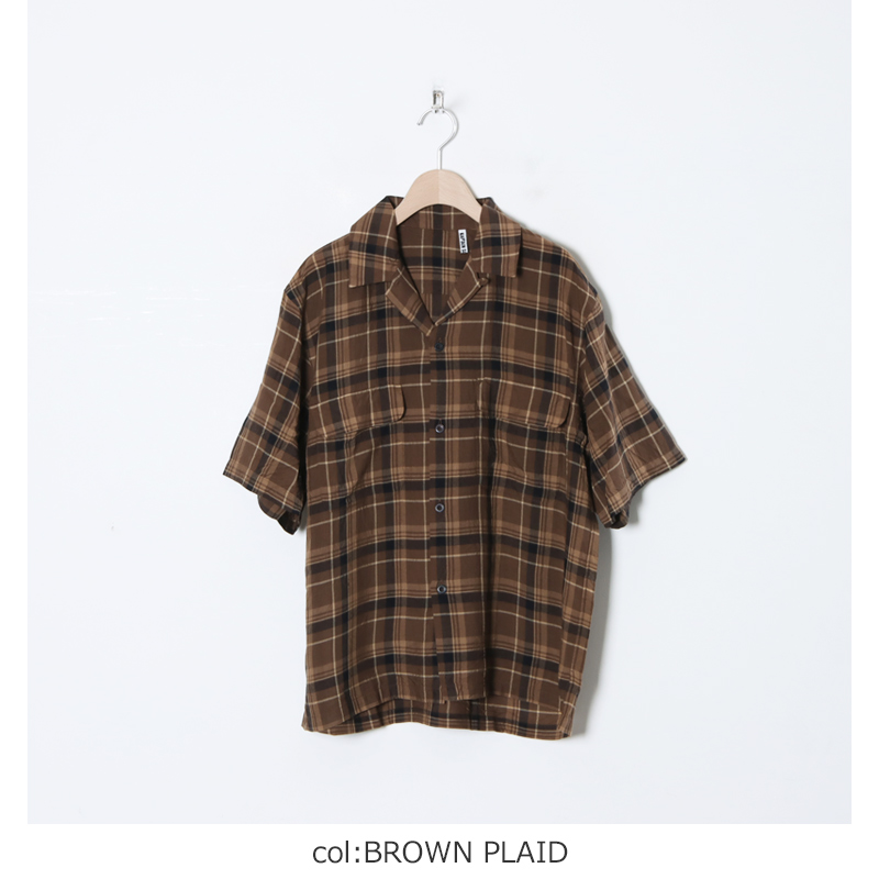 KAPTAIN SUNSHINE (キャプテンサンシャイン) Short Sleeve Open Collar