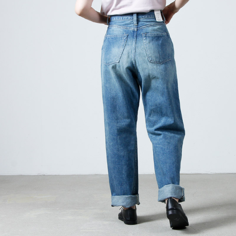 LENO (リノ) KAY HIGH WAIST JEANS FADE INDIGO / ケイハイウエスト