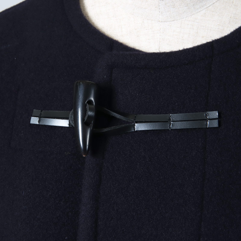 ORCIVAL (オーシバル) COLLARLESS DUFFEL COAT / カラーレスダッフルコート