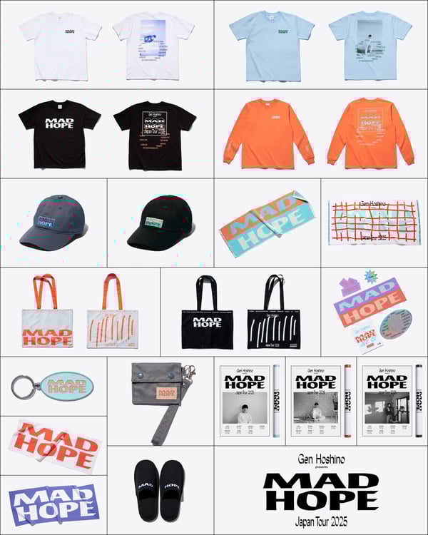 星野源ツアーグッズのラインナップ公開、初のフォトTシャツが登場